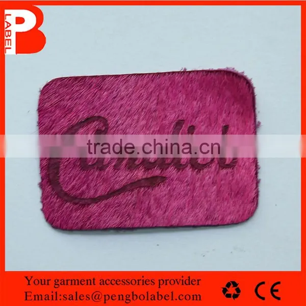 Custom Garment Distressed Logo Leather Patch for Any CMYK Color photo-5
