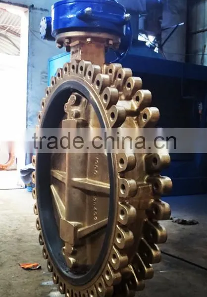 Cast Iron Body EPDM Seat DI Lug Type Double Stem ANSI Butterfly Valves photo-5