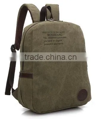 2016 Factory Price Backpack Unisex Canvas Backpack Vintage Backpack With Large Capacity photo-2
