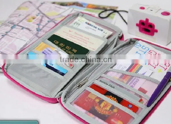 NEW Travel Passport Credit ID Card Document Bag Cash Wallet Purse Holder Case photo-3