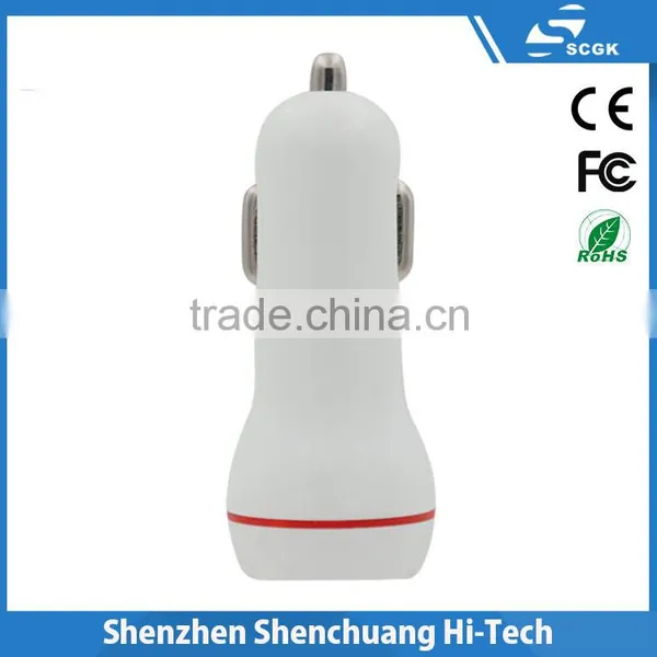 Portable Dual Usb Car Charger 5v2a Custom Dual Usb Car Charger for Cell Phone photo-3