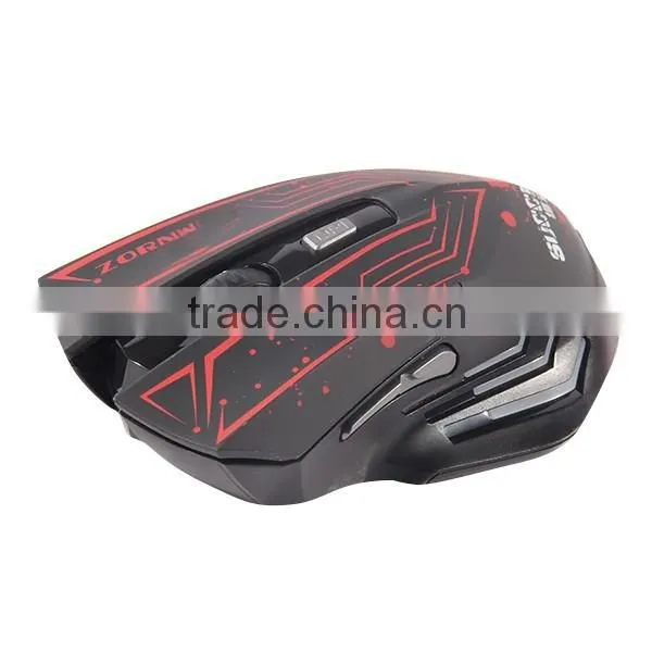 6 Buttons Mouse,Wireless Computer Mouse,Colorful Optical Gaming Mouse photo-2