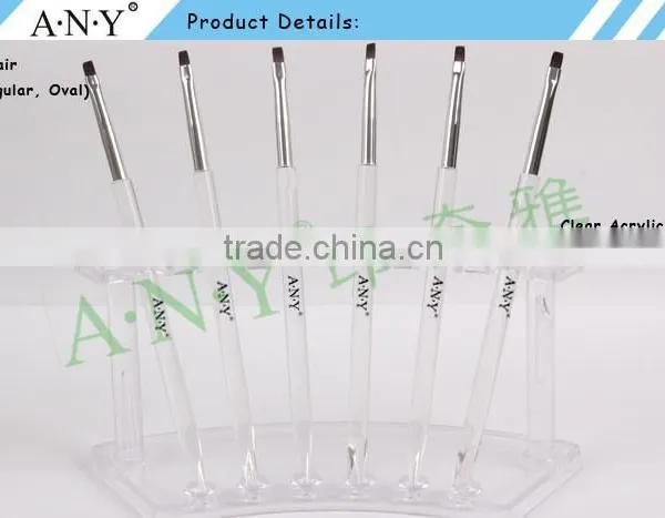ANY Nail Art Maincure 3D Sculpture Acrylic Handle Beauty Hand and Nail Brush Flat UV Gel Art photo-4