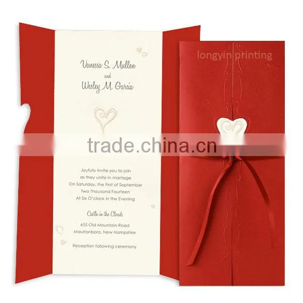 Unique Wedding Invitation Card, Greeting Card With Envelop Priniting photo-2
