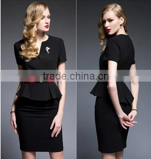 OL Formal Wear Blazer Set Office Business Suit Skirt Jacket 2 PS Set photo-6