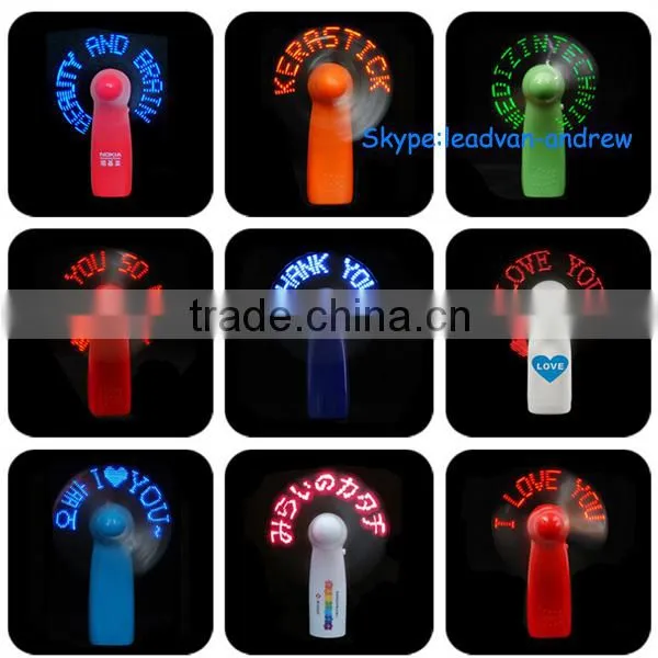 Customize Promotion Gifts Mini LED Message Fan With Handheld and Hanging Design photo-6
