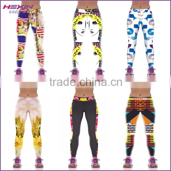 Fashion Colorful No MOQ Galaxy Print Leggings OEM Welcome photo-3
