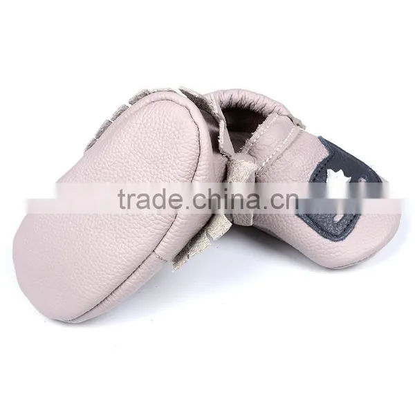 Factory Direct Wholesale Toddler Infant Leather Shoes Baby Girl Tassel Moccasin Shoes photo-3