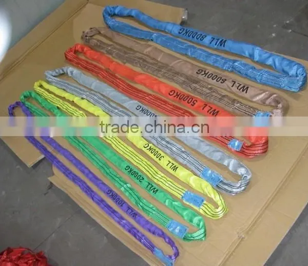 Color Code Lifting Round Webbing Sling 10t photo-6