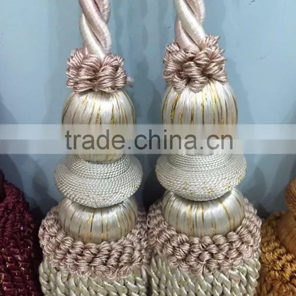 Small Flower Bullion Cotton Tassel photo-4