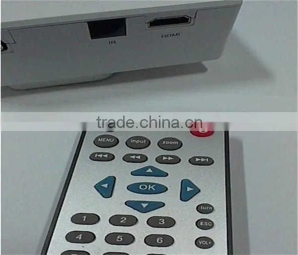 24W Mini Multimedia LCD Image System LED Projector Port - Black photo-5