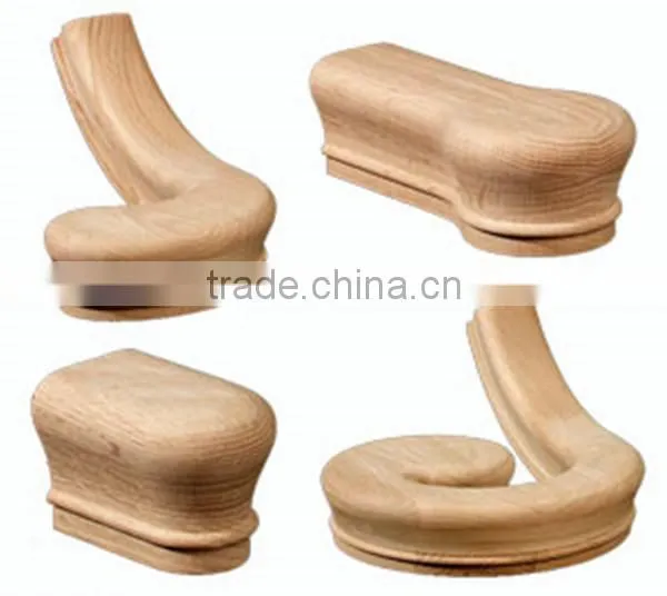 Nutural Wooden Handrail Fiitings/handrail photo-3