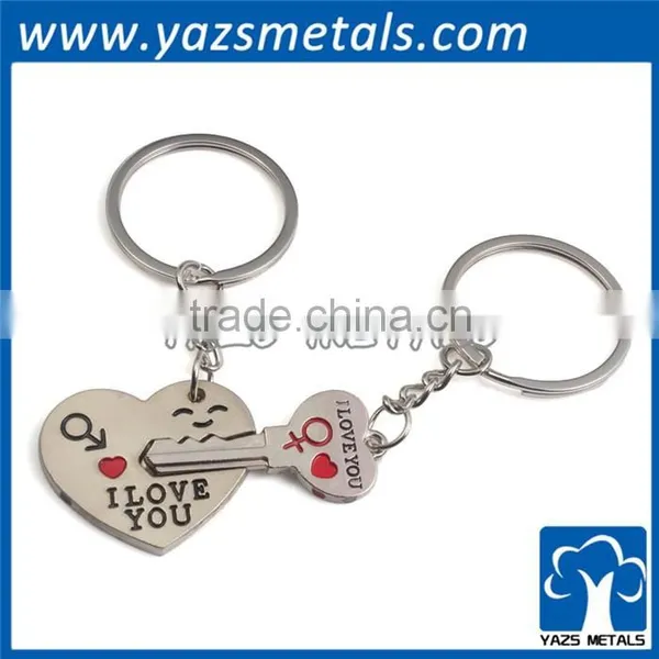 Metal Heart Shape Wedding Gifts Key Chain photo-6