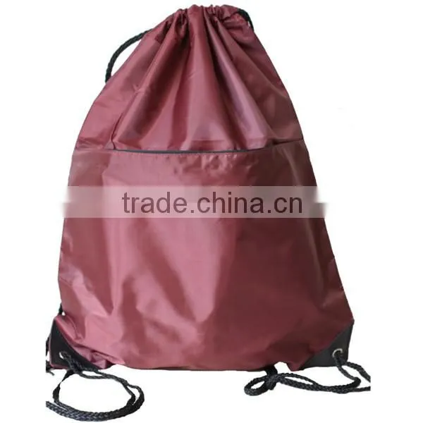 14 oz Green Custom Drawstring Canvas Bag photo-3