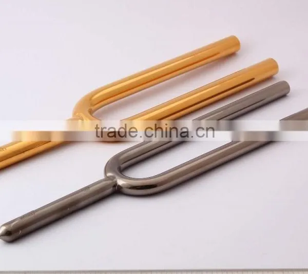 One Set 7pcs or 12pcs Clear or 24k Gold or Platinum or Titanium Color Quartz Crystal Singing Tuning Fork photo-2