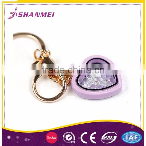 Free Sample Low Factory Price Cheap Fashion Heart Shape Keychain photo-4