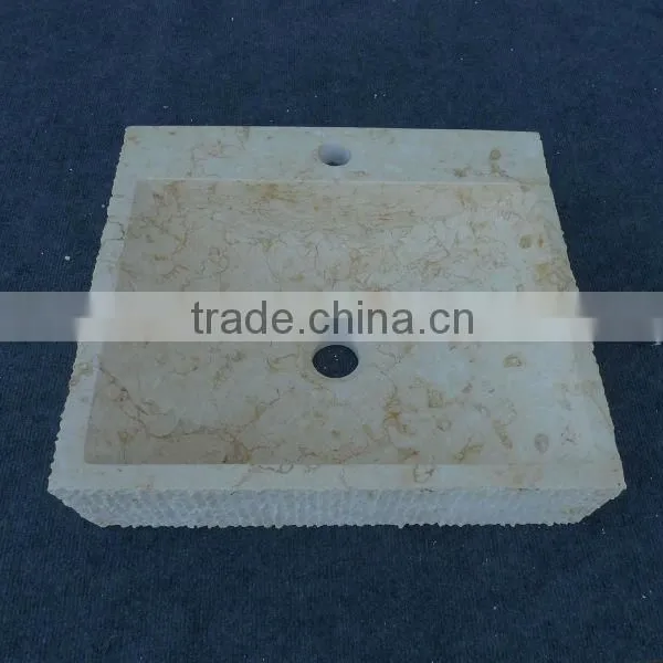 Galala Beige Marble Vessel Sink photo-3
