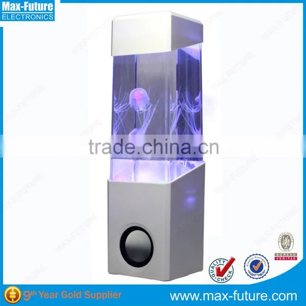 New Products LED Flashing Speaker, Colorful Changing Water Dancing Jellyfish LED Lamp Speaker, Fish Show Portable Speaker photo-3