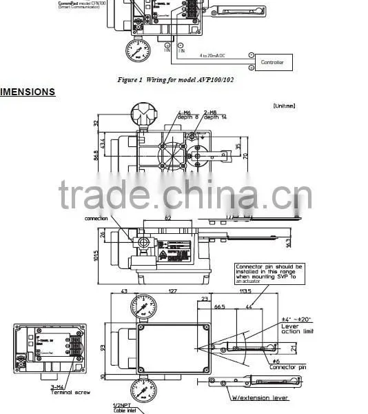 Jpan AVP Smart Positioner Original Yamatake AVP 102 Smart Valve Positioner in Stock photo-6