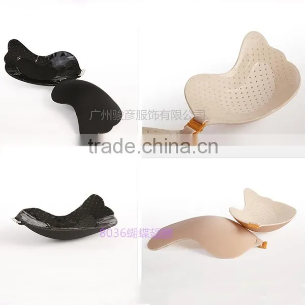 Junyan Hot Sale Sexy Strapless Wing Colth Silicone Bra photo-4