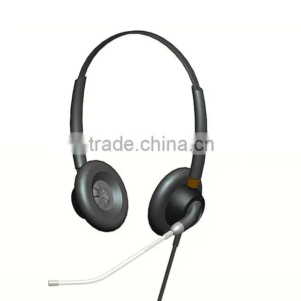 2015 NEW Binaural Call Center Noise Cancelling Telephone Headset photo-3