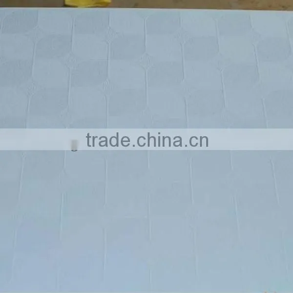 Quality PVC Veneer Gypsum Ceiling Board 600*600mm