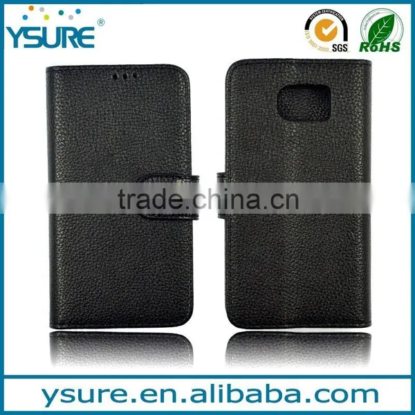 Classical Litchi Pattern PU Leather Wallet Case For Huawei Honor 6 Plus photo-3