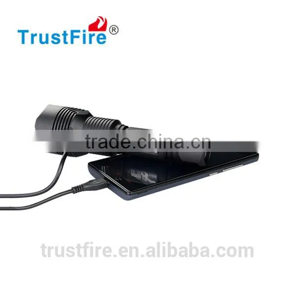 TrustFire Jie8 USB Port Directly Charged Cree XML-2 1000lumens Led Flashlight photo-5