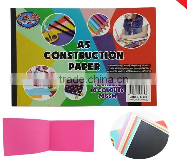 Color Notebook With Fluorescence Color Paper Inside