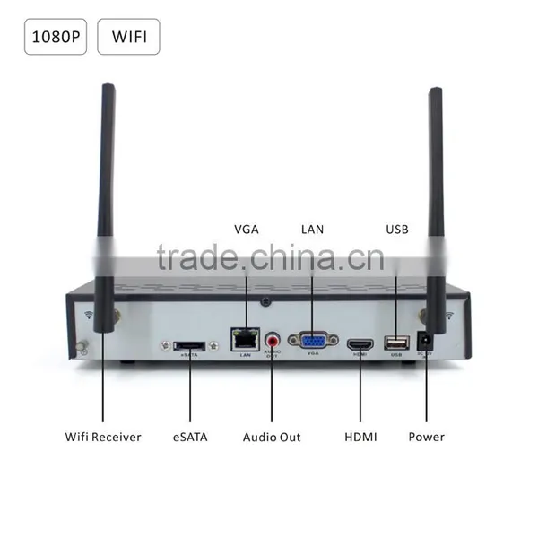 2016 Best Sales!!!1080P HD 2MP 4Ch Wireless IP Camera POE NVR Kits photo-3