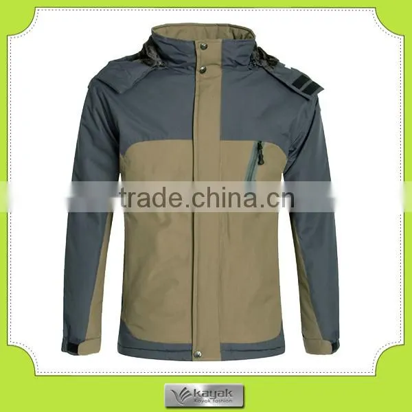 Customized Breathable Fahsion Men's Nylon Waterproof Jacket 5000mm photo-2