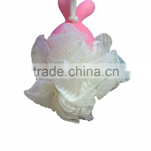 Rabbit Bath Sponge,Animal Bath Toys,Rabbit Head Sponge Lily photo-4