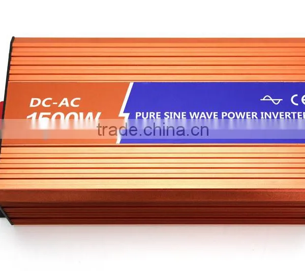New Product Power Pure Sine Wave Inverter 1500w dc 12v to ac 110v photo-3