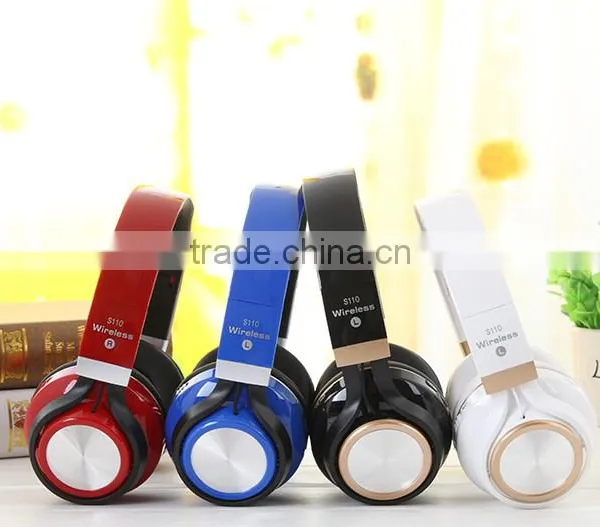 NEW SNHALSAR S110 Big Daddy Bass Bluetooth Headphone, Wireless Headset With Mic photo-4