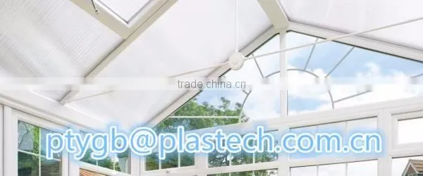 Canopy Material Retractable Roof Transparent Plastic Polycarbonate Sheet for Balcony Roof Cover Sun Roof for House photo-3