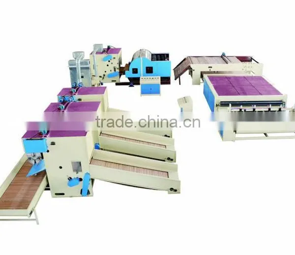 Nonwoven Glue Free Wadding Production Line For Quilts WJM-3 photo-3