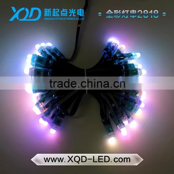 2818 12mm Diffused Digital RGB LED Pixel String Light Individually Addressable Round LED Module IP68 photo-5