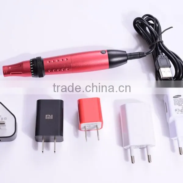 2016 Professional Auto Vibration Electric Skin Rejuventation Derma Pen With Needle Cartridges photo-4