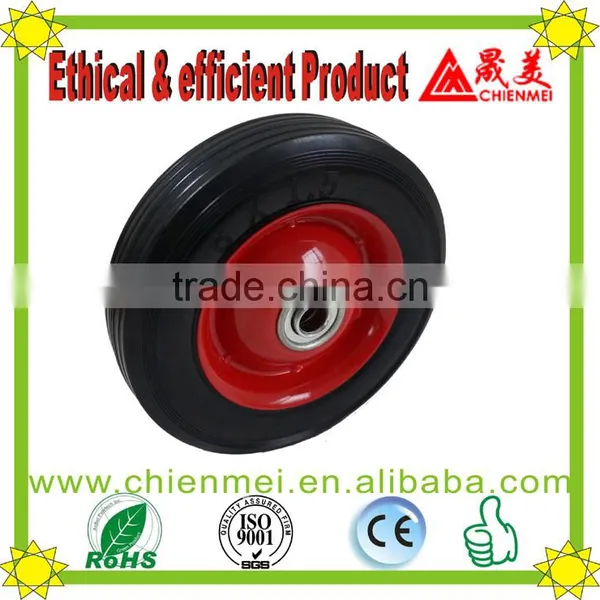 7"X1.5" Solid Rubber Wheel/Semi-Pneumatic Rubber Wheel/professional Lawnmower Wheel photo-3