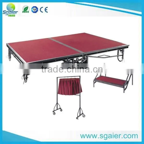 2017 Steel Folding Stage for Hotel Wedding Stage Dancing Stage photo-5