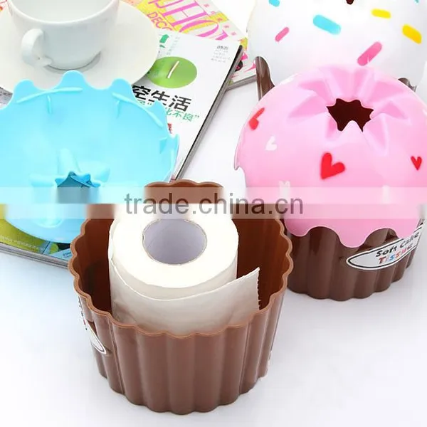 Customer Printing Cartoon Round Cylinder Plastic Tissue Box photo-6