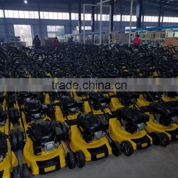 2017 Hot Sale 4-Stroke 99CC Handpush Lawn Mower Grass Cutter 1P60F Rear 8'' Front 6'' photo-2