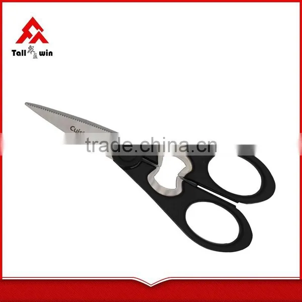 TPR Handle Meat New Popular Functional Kitchen Scissors photo-5