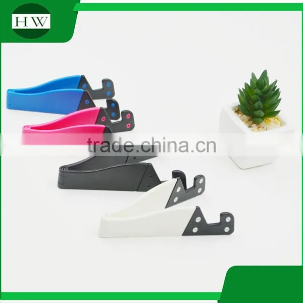 Wholesale Logo Printed Cheap Portable Plastic Smart Cell Mobile Phone Support Bracket Stand Holder photo-4