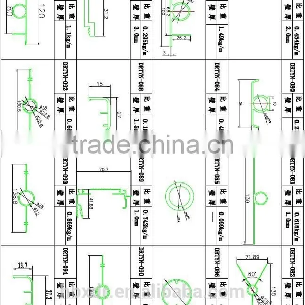 2014 Hot Order ! Anodized Aluminium Profile for Solar Frame by Drawings and Fixed Fitting With Mill Finished Aluminium Corner photo-3