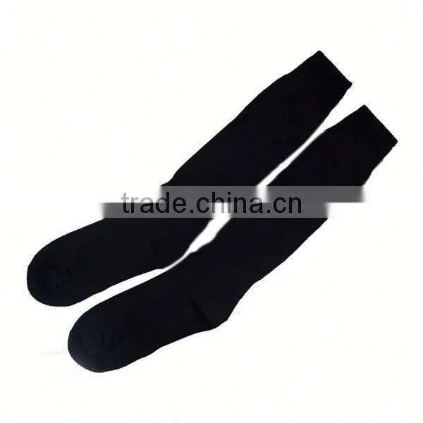 Hot Sale Breathable Plain Knee High Sport Socks photo-5