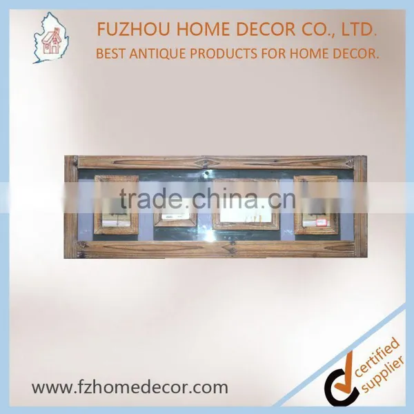 Decorative Antique Wooden Glass Photo Frame With Multi Opening photo-4