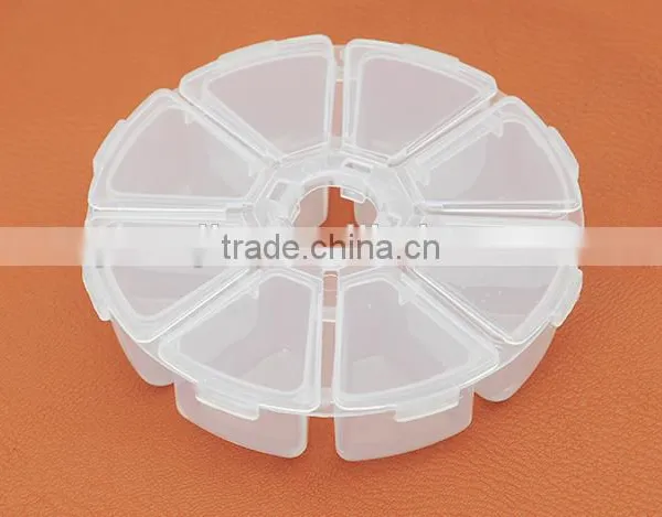 Round 8Lattice Transparent With Cover Storage Box photo-4