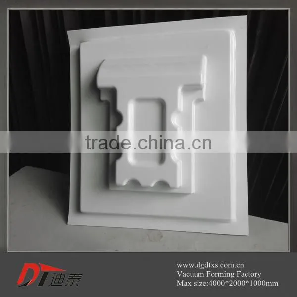 Custome White/ Black PS Plastic Vacuum Forming Shell photo-3