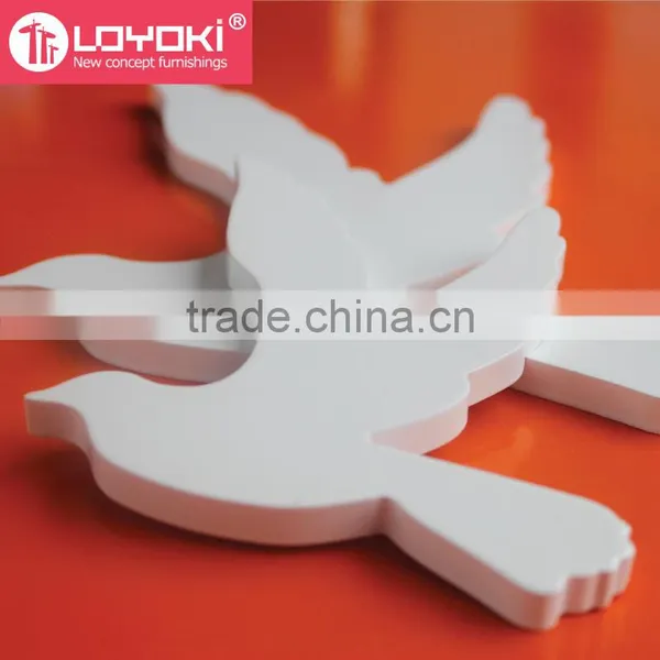 New DIY MDF 3D Bird Wall Sticker Home Decal for Kids Room Wall Wood Murals Sticker Wall Art Decor photo-5